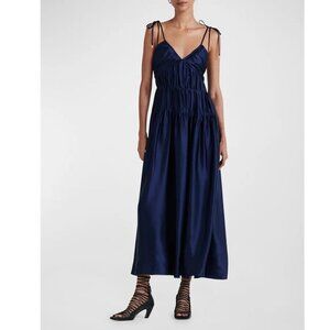 NEW Derek Lam 10 Crosby Callista Ruched Midi Cami Dress P4414